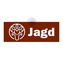 Autoschild mit Saugnapf